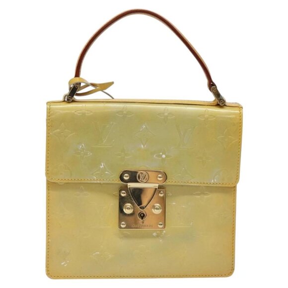 LOUIS VUITTON Monogram Vernis Spring Street Hand Bag Gris M91029 LV Auth MY048 - Picture 2 of 16